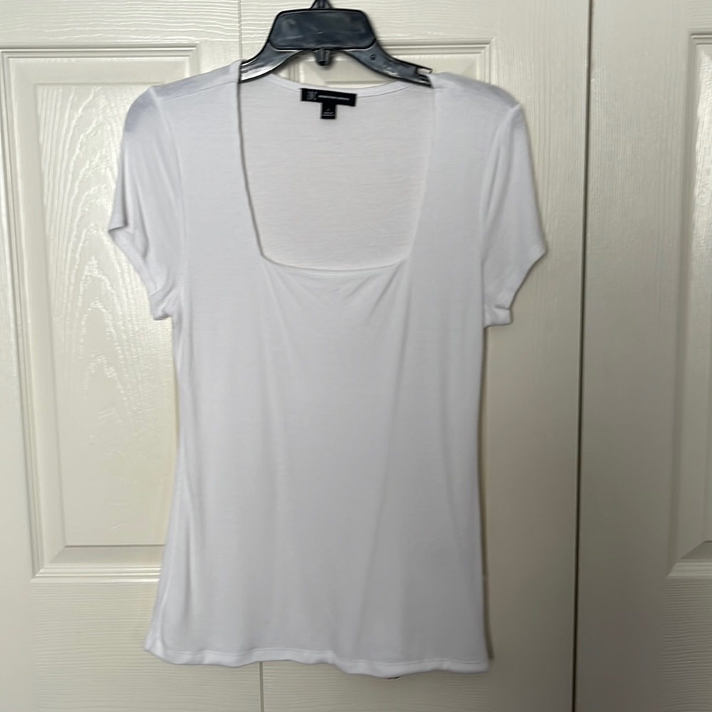 INC 💕 Square neck white shirt